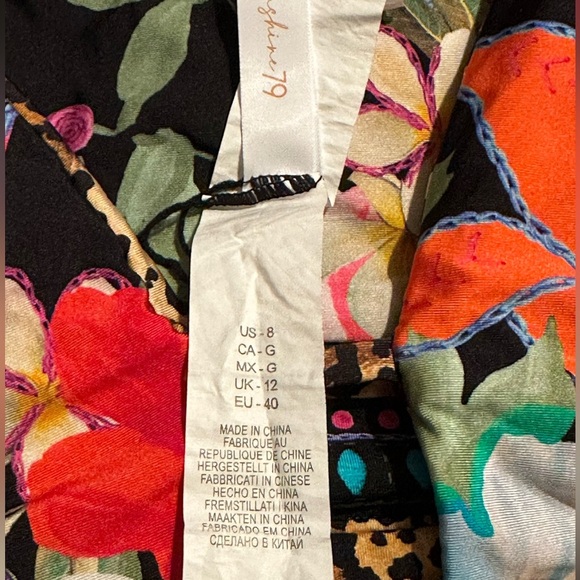 Sunshine 79 Swimsuit One Piece Reversible Tropical Leopard Print NWOT size 8 - Picture 13 of 13